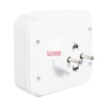 Square Type Quartet Schuko adapter