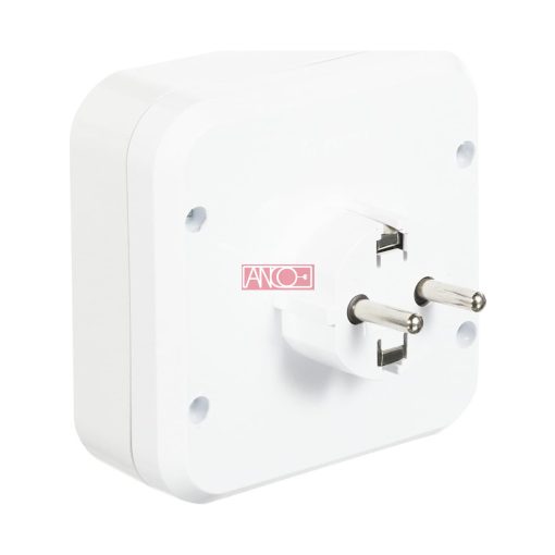 Square Type Quartet Schuko adapter