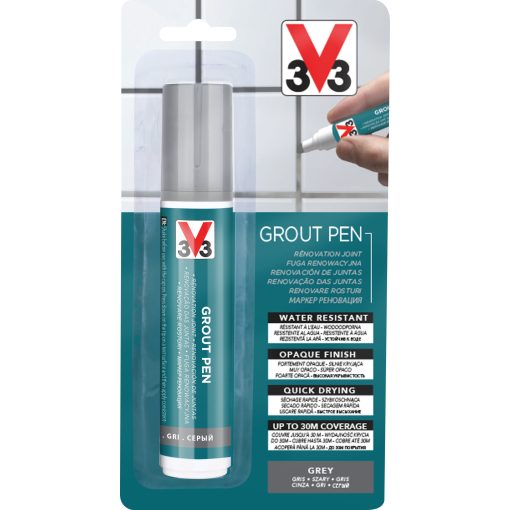 Grout pen 15 ml, grey