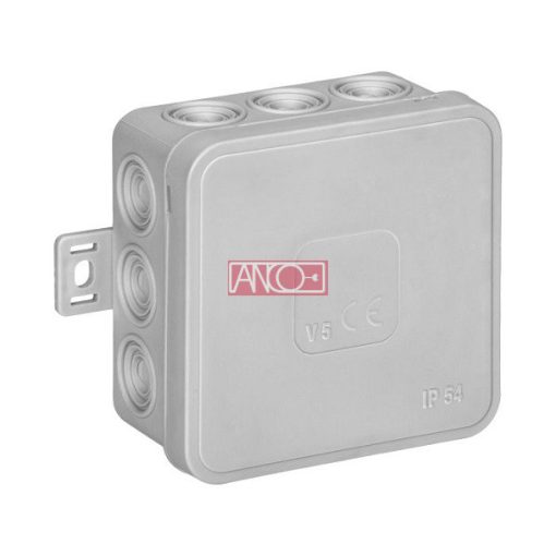 Surface-mounted junction box 75x75x41mm