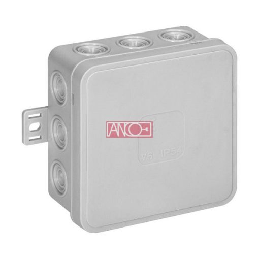 Surface-mounted junction box 85x85x41mm