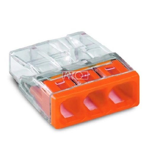 Wago splicing connector 3 x 0,5-2,5