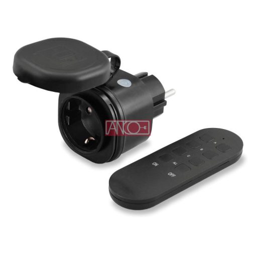 Kültéri távirányítós dugalj szett 1+1