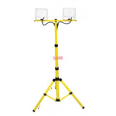 LED floodlight with tripod, 2x30W