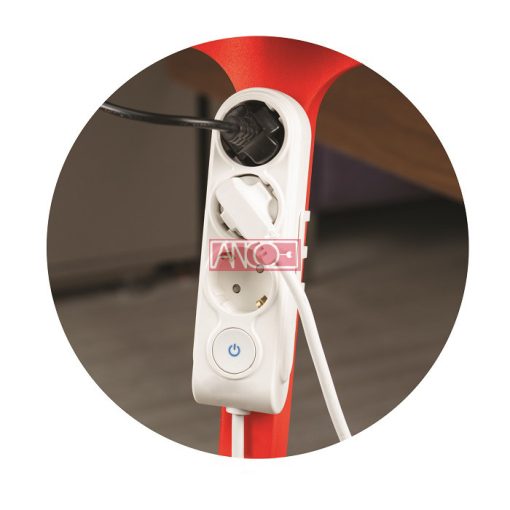 Szerelhető asztali hosszabbító, 3-as