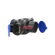 T 3 way sockets IP44
