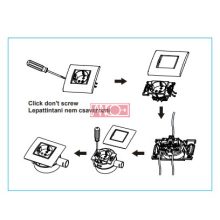 Evian 1-es földelt dugalj