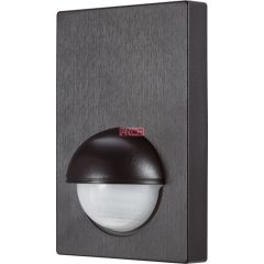 IR motion detector 180º, flat, black