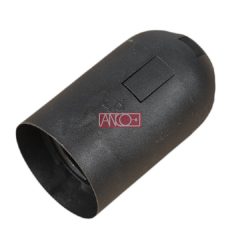 Lamp holder E27, black