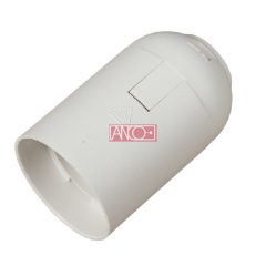 Lamp holder E27, white