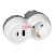 Földelt elosztó  2 USB A+C csatlakozóval