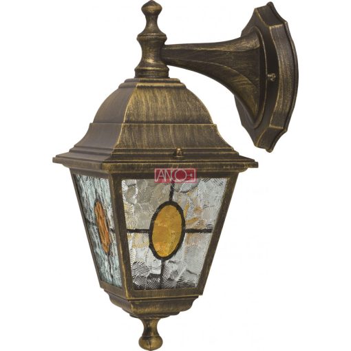 Bük outdoor lamp with tiffany glass