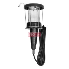 Munkalámpa fémkosaras 60W