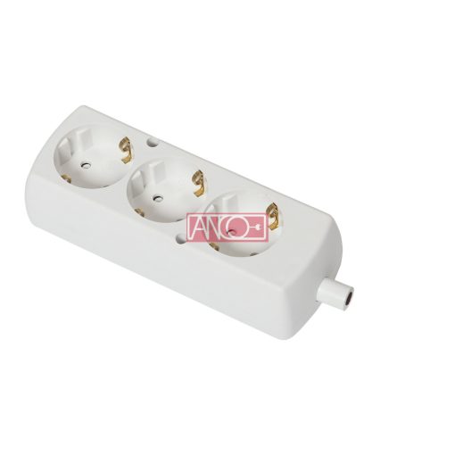 Cordless table socket 3-way