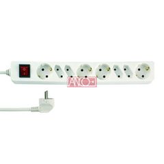 Table socket 4+4 way, 5m