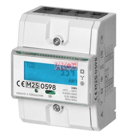 3-phase digital energy meter