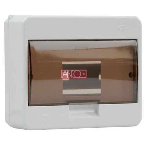 Surface-mounted distribution box, 1 x 7 modul