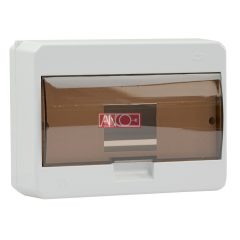 Surface-mounted distribution box, 1x9 