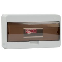 Surface-mounted distribution box, 1x12 