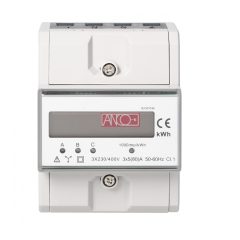 3-phase energy meter, 80A, 4,3 modules