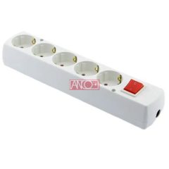 Cordless table socket 5-way