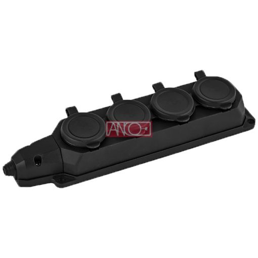 Elosztó 4-es szerelhető gumis, IP44