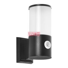 Garden wall lamp with motion detector