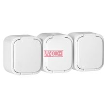 Hydra+ 3-as földelt dugalj, IP54