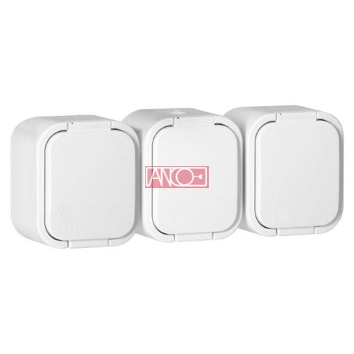 Hydra+ 3-as földelt dugalj, IP54