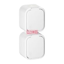 Hydra+ 2-es földelt dugalj, IP54