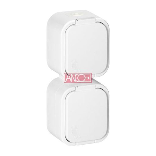 Hydra+ 2-es földelt dugalj, IP54