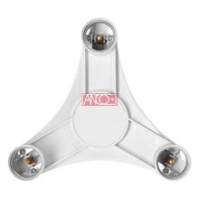 E27/3xE27 light sources adapter, wide