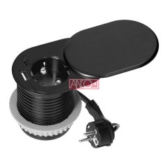 Rejtett, beépíthető konnektor A+C USB