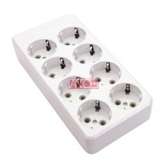 Cordless table socket 8-way