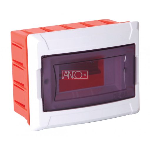 Flush mounted distribution box, 1x4