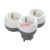3-way adaptor, white-grey