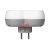 4-way adaptor, white-grey