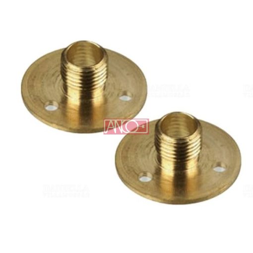 Réz talpas közcsavar 26mm, réz, 2db