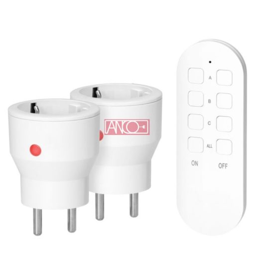 Távirányítós dugalj szett 1+2