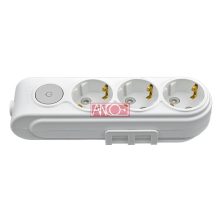 Szerelhető elosztó kapcsolóval, 3-as