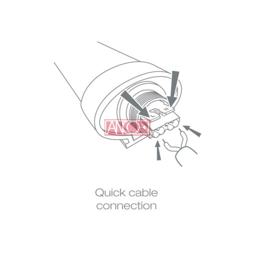 LED por és páramentes lámpa 50W