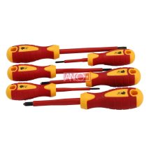 VDE szigetelt csavarhúzó készlet, 6 db