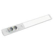LED bútorvilágító+2 földelt dugalj, 603mm