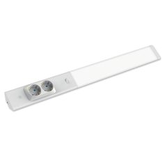 LED bútorvilágító+2 földelt dugalj, 603mm