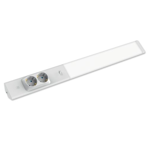 LED bútorvilágító+2 földelt dugalj, 603mm
