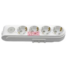 Szerelhető elosztó kapcsolóval, 4-es