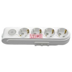 Szerelhető elosztó kapcsolóval, 4-es