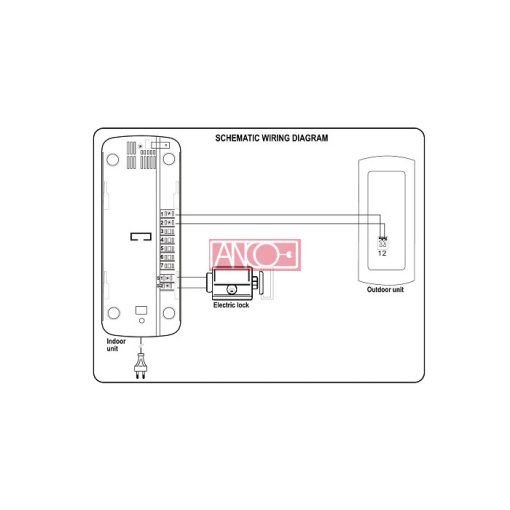 Audio doorphone for 1 apartment