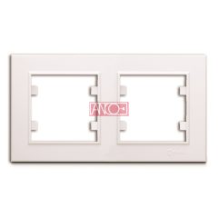 Karea 2-es keret, vízszintes, fehér