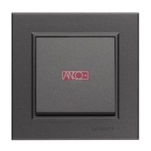 Karea 1 pole switch, anthracite